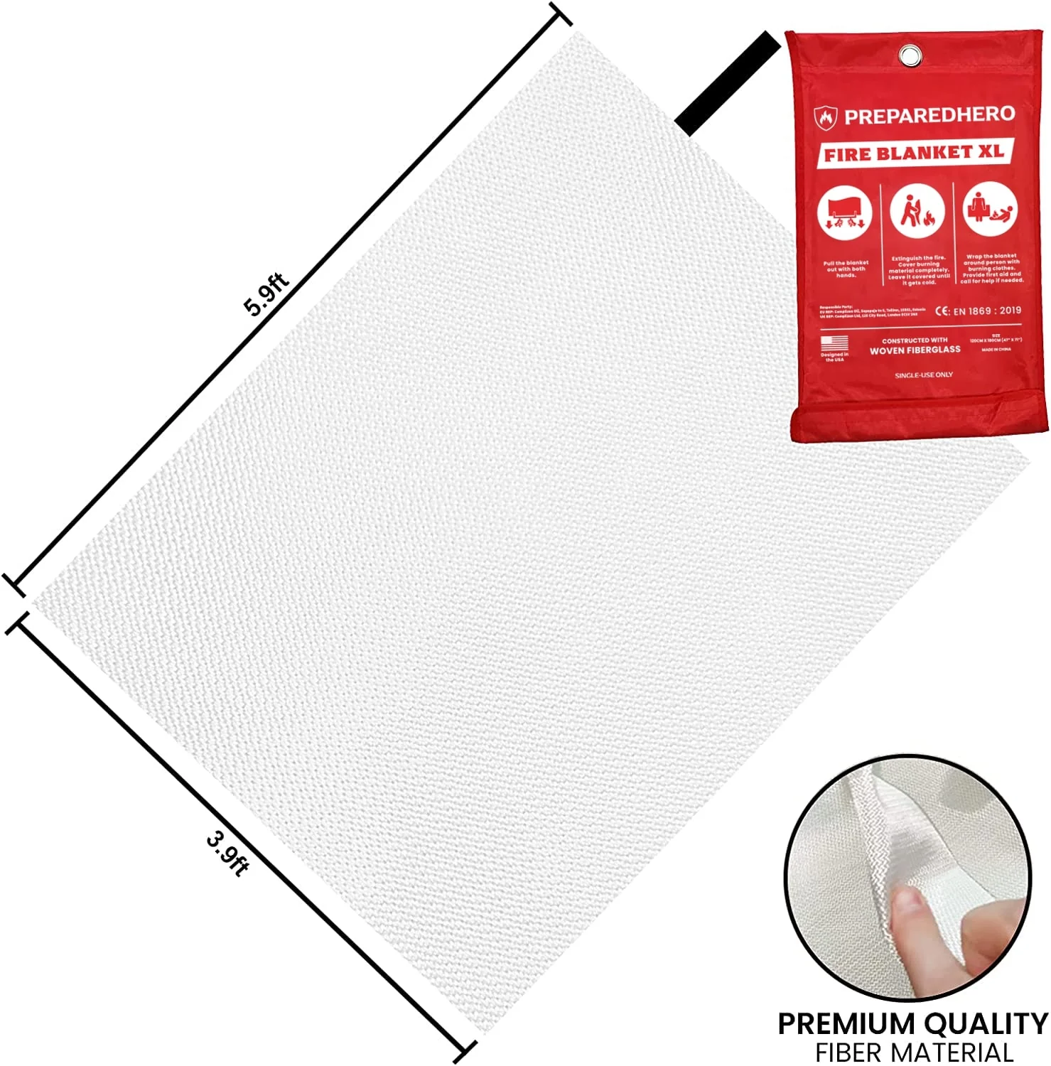 XL Emergency Fire Blanket - Image 3