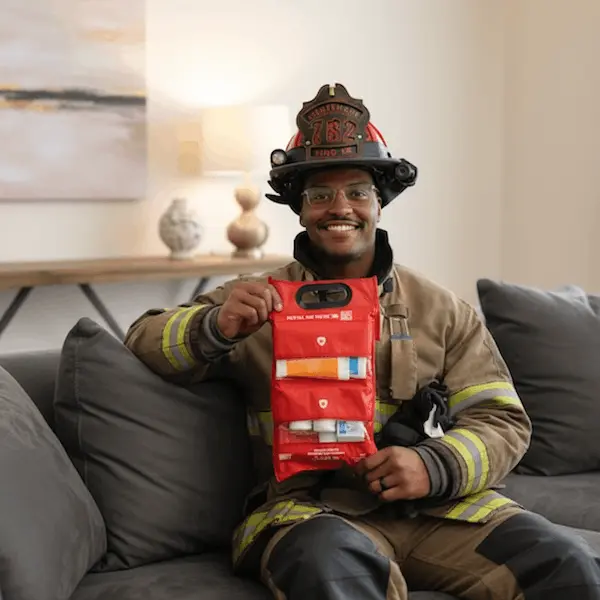 Prepared Hero™ Fire Blanket + Burn Care Kit - Image 3
